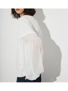 【スタイリング/styling】のシフォンスリーブトップス 人気、トレンドファッション・服の通販 founy(ファニー) ファッション Fashion レディースファッション Fashion for Women トップス・カットソー Cut & Sew Tops エアリー Airy Texture シフォン Chiffon, Lightweight Fabric シャーリング Shirring, Ruched スマート Smart, Elegant スリーブ Sleeve, Long Sleeve / Short Sleeve ダウン Down, Puffer ドッキング Docking, Mixed Material thumbnail WHT[001]|ID: prp329100004812145 ipo3291000000034933079
