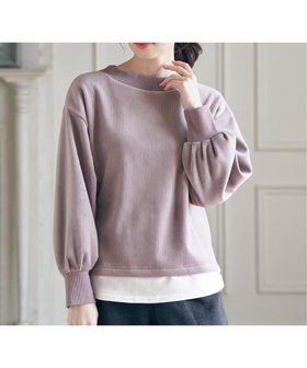 【イッカ/ikka】のベロアコールフェイクプルオーバー 人気、トレンドファッション・服の通販 founy(ファニー) ファッション Fashion レディースファッション Fashion for Women トップス・カットソー Cut & Sew Tops カジュアルプルオーバー・ニットトップス Pullovers & Knit Tops / Casual Pullovers ベロアトップス Velour Tops / Velvet-Look Items カットソー Cut and Sewn Top コーデュロイ Corduroy, Cord Fabric スリット Slit, Slit Detail スリーブ Sleeve, Long Sleeve / Short Sleeve ダウン Down, Puffer ドッキング Docking, Mixed Material なめらか Smooth, Silky Texture ベロア Velour, Soft Velvet おすすめ Recommended / Our Picks |ID:prp329100004812171