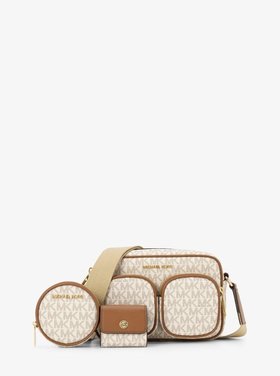 【マイケルコース/MICHAEL KORS】のJET SET ITEM クロスボディ ウィズ テックアタッチ ミディアム - MKシグネチャー マイケルコース 人気、トレンドファッション・服の通販 founy(ファニー) ファッション Fashion レディースファッション Fashion for Women コレクション Collection, Seasonal Line ラグジュアリー Luxury, Elegant |ID:prp329100004812186