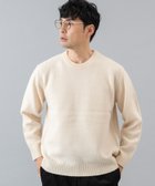 【アーバンリサーチ ロッソ/URBAN RESEARCH ROSSO / MEN】の『XLサイズあり』シェットランドウールクルーネックニット WHITE|ID: prp329100004812198 ipo3291000000035159572