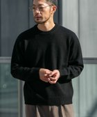 【アーバンリサーチ ロッソ/URBAN RESEARCH ROSSO / MEN】の『XLサイズあり』シェットランドウールクルーネックニット BLACK|ID: prp329100004812198 ipo3291000000035159586