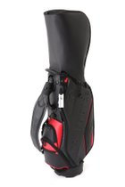 【ニューバランス ゴルフ/New Balance Golf / MEN】のマットPU×エンボスPU×エナメル キャディバッグ(46インチ対応)(9型) (UNISEX) ブラック|ID: prp329100004812233 ipo3291000000034933832