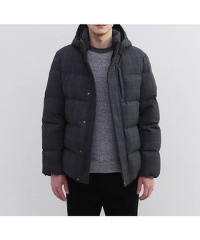 【タケオキクチ/TAKEO KIKUCHI / MEN】のウールライク チェック ダウン ブルゾン 人気、トレンドファッション・服の通販 founy(ファニー) ファッション Fashion メンズファッション Fashion for Men スタイリッシュ Stylish, Fashionable スタンド Stand Collar, Upright Stand スマート Smart, Elegant ダウン Down, Puffer チェック Check, Plaid, Tartan ブルゾン Blouson, Bomber Jacket ベーシック Basic, Essential ポケット Pocket, Pocket Detail 冬 Winter / This Winter 定番 Standard, Basic Item |ID:prp329100004812260