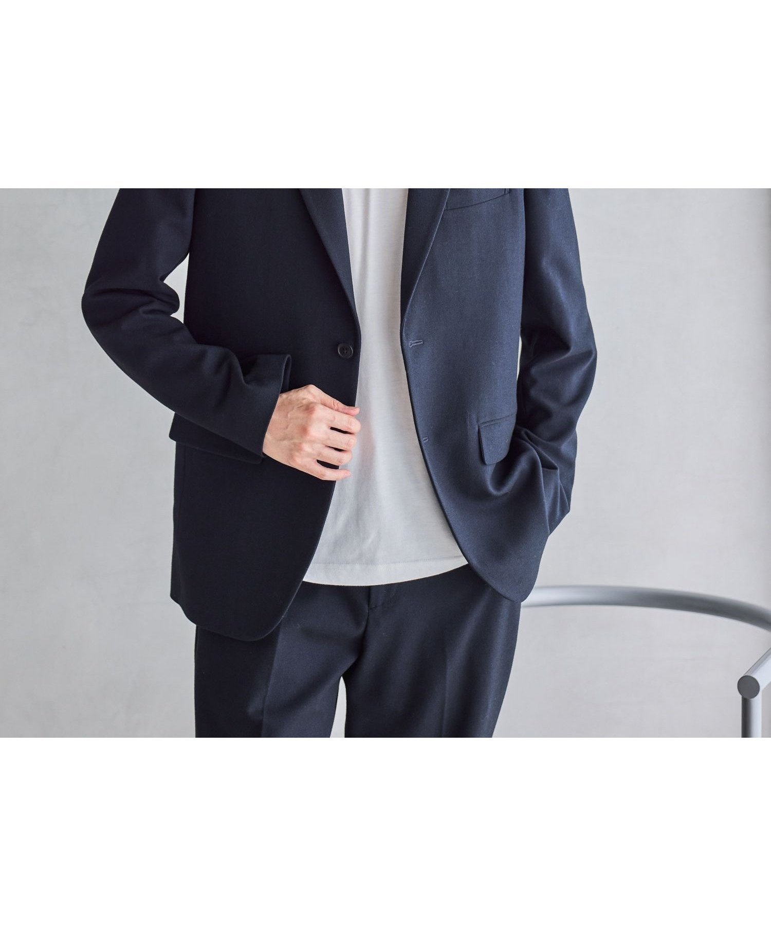 【グローバルワーク/GLOBAL WORK / MEN】のアーバンジャケット+WARM/577393 インテリア・キッズ・メンズ・レディースファッション・服の通販 founy(ファニー) 　ファッション　Fashion　メンズファッション　Fashion for Men　おすすめ　Recommended / Our Picks　シンプル　Simple, Minimal　ジャケット　Jacket, Outerwear　ストレッチ　Stretch, Stretchy Fabric　セットアップ　Set-Up, Coordinated Outfit　パターン　Pattern, Design Print　フラップ　Flap, Flap Pocket　ベーシック　Basic, Essential　ポケット　Pocket, Pocket Detail　エレガント 上品　Elegant　人気　Popular, Best Seller　ネイビー88|ID: prp329100004812301 ipo3291000000034934309