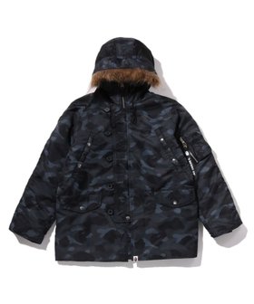 【アベイシングエイプ/A BATHING APE / MEN】のCOLOR CAMO N-3B PADDED JACKET 人気、トレンドファッション・服の通販 founy(ファニー) ファッション Fashion メンズファッション Fashion for Men ジャケット Jacket, Outerwear フロント Front, Front Design |ID:prp329100004812310