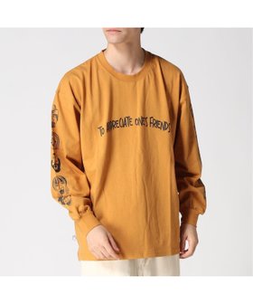 【ジムマスター/gym master / MEN】のgym master/7.4oz friends ビッグロンTee 人気、トレンドファッション・服の通販 founy(ファニー) ファッション Fashion メンズファッション Fashion for Men 春 Spring 秋 Autumn クラシカル Classical, Vintage-Inspired サンダル Sandals, Summer Shoes スポーツ Sports, Activewear スリッポン Slip-On, Loafer 人気 Popular, Best Seller 長袖 Long Sleeve, Full Sleeve ビッグ Big, Oversized フロント Front, Front Design プリント Print, Printed Pattern ワイド Wide, Wide Fit 夏 Summer |ID:prp329100004812317