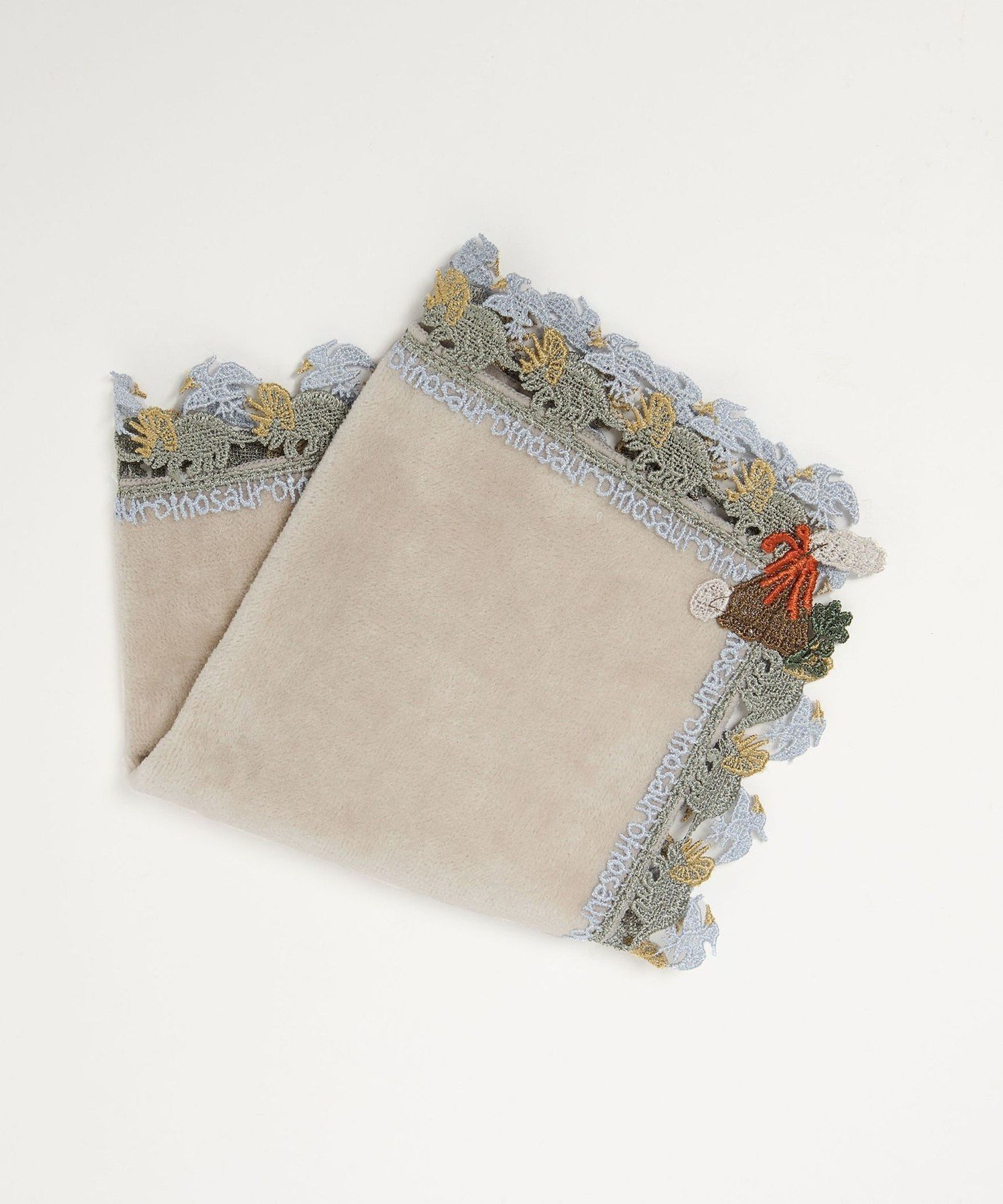 【ユナイテッドアローズ/UNITED ARROWS】の近沢レース店 恐竜 ハンカチ インテリア・キッズ・メンズ・レディースファッション・服の通販 founy(ファニー) 　ファッション　Fashion　レディースファッション　Fashion for Women　ハンカチ　Handkerchief, Hanky　ハンド　Hand, Handmade　ミックス　Mix, Mixed Style　レース　Lace, Lace Fabric　LT.GRAY|ID: prp329100004812319 ipo3291000000034934470