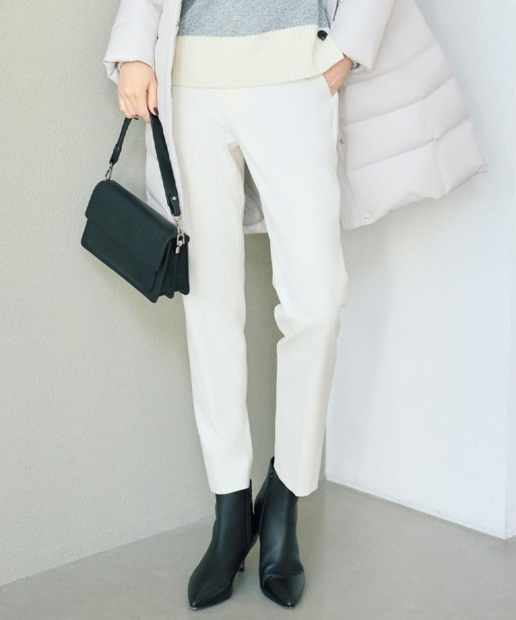 【アンタイトル/UNTITLED】の【暖か素材/ストレッチ性】裏起毛テーパードパンツ 人気、トレンドファッション・服の通販 founy(ファニー) 　ファッション　Fashion　レディースファッション　Fashion for Women　パンツ　Pants & Trousers　おすすめ　Recommended / Our Picks　ストレッチ　Stretch, Stretchy Fabric　スマート　Smart, Elegant　ボトム　Bottoms, Lower Wear　ポケット　Pocket, Pocket Detail　冬　Winter / This Winter　秋　Autumn　A/W・秋冬　Autumn/Winter　 other-1|ID: prp329100004812364 ipo3291000000034934694