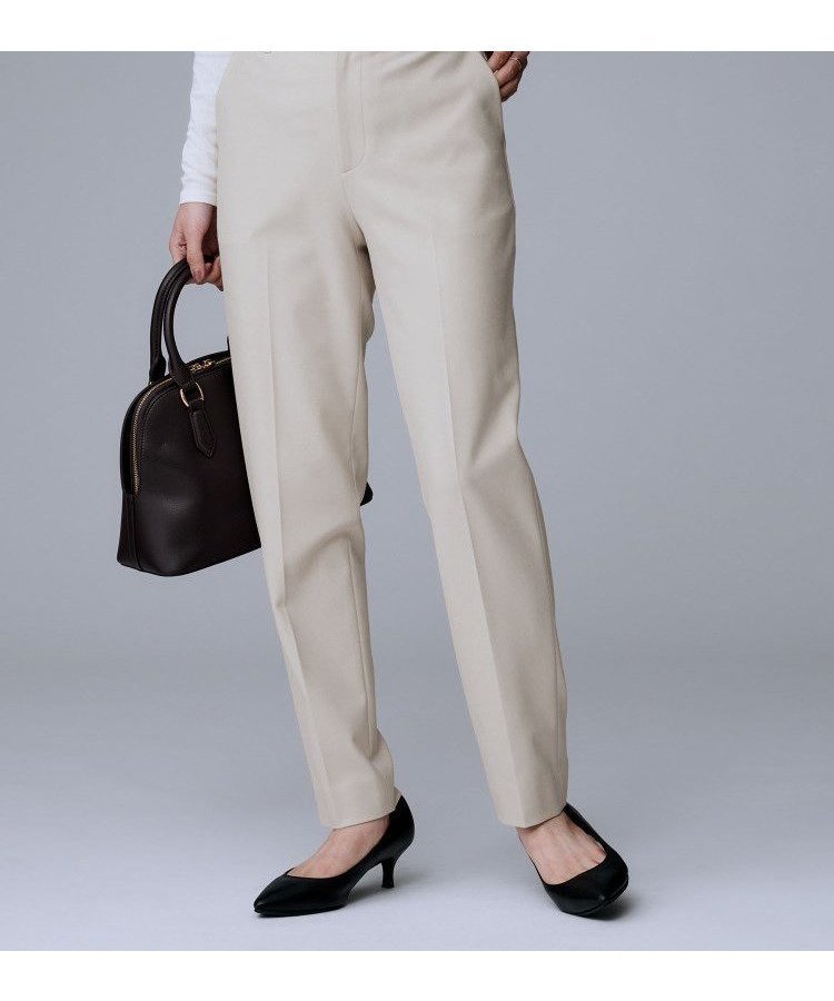 【アンタイトル/UNTITLED】の【暖か素材/ストレッチ性】裏起毛テーパードパンツ インテリア・キッズ・メンズ・レディースファッション・服の通販 founy(ファニー) 　ファッション　Fashion　レディースファッション　Fashion for Women　パンツ　Pants & Trousers　おすすめ　Recommended / Our Picks　ストレッチ　Stretch, Stretchy Fabric　スマート　Smart, Elegant　ボトム　Bottoms, Lower Wear　ポケット　Pocket, Pocket Detail　冬　Winter / This Winter　秋　Autumn　A/W・秋冬　Autumn/Winter　グレージュ|ID: prp329100004812364 ipo3291000000034934702