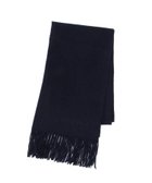 【ムーンバット/MOONBAT】のFURLA/カシミヤ100% 無地 マフラー ロゴ刺繍 手洗いOK/幅50cm ネイビーブルー|ID: prp329100004812374 ipo3291000000034934776