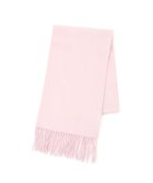 【ムーンバット/MOONBAT】のFURLA/カシミヤ100% 無地 マフラー ロゴ刺繍 手洗いOK/幅50cm ペールピンク|ID: prp329100004812374 ipo3291000000034934781