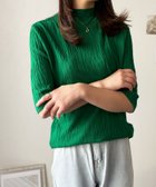 【アミュレット/Amulet】の【Amulet】ハイネックニットソー 人気、トレンドファッション・服の通販 founy(ファニー) ファッション Fashion レディースファッション Fashion for Women トップス・カットソー Cut & Sew Tops ニット Knit Tops & Sweaters ハイネック High Neck, Mock Neck エレガント 上品 Elegant thumbnail グリーン|ID: prp329100004812380 ipo3291000000034934858