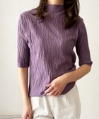 【アミュレット/Amulet】の【Amulet】ハイネックニットソー 人気、トレンドファッション・服の通販 founy(ファニー) ファッション Fashion レディースファッション Fashion for Women トップス・カットソー Cut & Sew Tops ニット Knit Tops & Sweaters ハイネック High Neck, Mock Neck エレガント 上品 Elegant thumbnail パープル|ID: prp329100004812380 ipo3291000000034934868