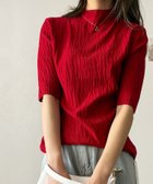 【アミュレット/Amulet】の【Amulet】ハイネックニットソー 人気、トレンドファッション・服の通販 founy(ファニー) ファッション Fashion レディースファッション Fashion for Women トップス・カットソー Cut & Sew Tops ニット Knit Tops & Sweaters ハイネック High Neck, Mock Neck エレガント 上品 Elegant thumbnail レッド|ID: prp329100004812380 ipo3291000000034934869