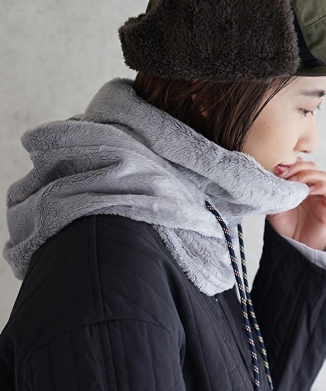 【ナコタ/nakota】のnakota クリーンボアマスクフーディ フード ネックウォーマー バラクラバ インテリア・キッズ・メンズ・レディースファッション・服の通販 founy(ファニー) 　ファッション　Fashion　レディースファッション　Fashion for Women　アウトドア　Outdoor Clothing　抗菌　Antibacterial, Bacteria-Resistant　シンプル　Simple, Minimal　ジャケット　Jacket, Outerwear　ベーシック　Basic, Essential　防寒　Cold Protection, Winter-Ready　おすすめ　Recommended / Our Picks　お家時間・ステイホーム　Stay Home / At Home　バラクラバ　Balaclava　ビジネス 仕事 通勤　Business / Work / Commuting　グレー|ID: prp329100004812384 ipo3291000000034934914