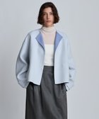 【ハウス オブ ロータス/HOUSE OF LOTUS】のバイカラーショートコート 人気、トレンドファッション・服の通販 founy(ファニー) ファッション Fashion レディースファッション Fashion for Women アウター Coat / Outerwear Collection コート・ロングコート・ピーコート Long Coats, Peacoats & More おすすめ Recommended / Our Picks バランス Balance, Style Balance A/W・秋冬 Autumn/Winter thumbnail ブルー|ID: prp329100004812420 ipo3291000000034935245