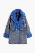 【デシグアル/Desigual】のデニムとファーのハイブリッドコート 人気、トレンドファッション・服の通販 founy(ファニー) ファッション Fashion レディースファッション Fashion for Women アウター Coat / Outerwear Collection コート・ロングコート・ピーコート Long Coats, Peacoats & More カラフル Colorful Design シューズ Shoes, Footwear デニム Denim, Jeans Material パターン Pattern, Design Print パッチワーク Patchwork, Mixed Fabric フロント Front, Front Design プリント Print, Printed Pattern メンズ Men's, Menswear 長袖 Long Sleeve, Full Sleeve thumbnail グレー/ブラック|ID: prp329100004812427 ipo3291000000034935300