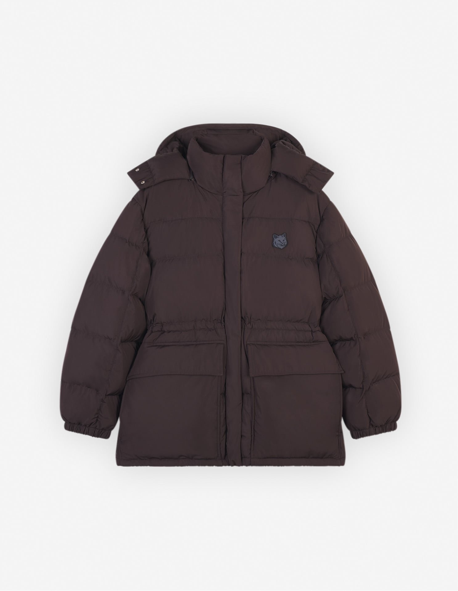 【メゾンキツネ アーカイブス/MAISON KITSUNE ARCHIVES】のMaison Kitsune/【公式】Maison Kitsune HOODED PUFFER IN NYLON WITH TONAL FOX HEAD PATCH 人気、トレンドファッション・服の通販 founy(ファニー) 　ファッション　Fashion　レディースファッション　Fashion for Women　パッチ　Patch, Appliqué　フラップ　Flap, Flap Pocket　フロント　Front, Front Design　ポケット　Pocket, Pocket Detail　 other-1|ID: prp329100004812437 ipo3291000000034935398