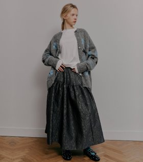 【ルシェル ブルー/LE CIEL BLEU】のジャカードフルスカート / Jacquard Full Skirt 人気、トレンドファッション・服の通販 founy(ファニー) ファッション Fashion レディースファッション Fashion for Women スカート Skirts おすすめ Recommended / Our Picks ジャカード／ジャガード Jacquard, Woven Pattern ジャケット Jacket, Outerwear スニーカー Sneakers, Trainers セットアップ Set-Up, Coordinated Outfit ダウン Down, Puffer ベーシック Basic, Essential ホリデーシーズン Holiday Season ロマンティック Romantic, Feminine Style |ID:prp329100004812445