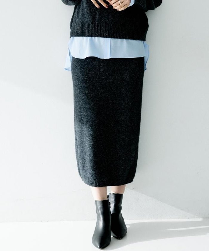 【アンタイトル/UNTITLED】の【セットアップ可/ウエストゴム】ラメニットナロースカート インテリア・キッズ・メンズ・レディースファッション・服の通販 founy(ファニー) https://founy.com/ ファッション Fashion レディースファッション Fashion for Women セットアップ Matching Sets スカート・ミニ/ミディ/マキシ Skirts / Mini, Midi & Maxi Skirts イタリア Italy ジャケット Jacket, Outerwear スマート Smart, Elegant スリット Slit, Slit Detail セットアップ Set-Up, Coordinated Outfit ソックス Socks, Hosiery ポケット Pocket, Pocket Detail ロング Long, Long-Length エレガント 上品 Elegant |ID: prp329100004812468 ipo3291000000035018367