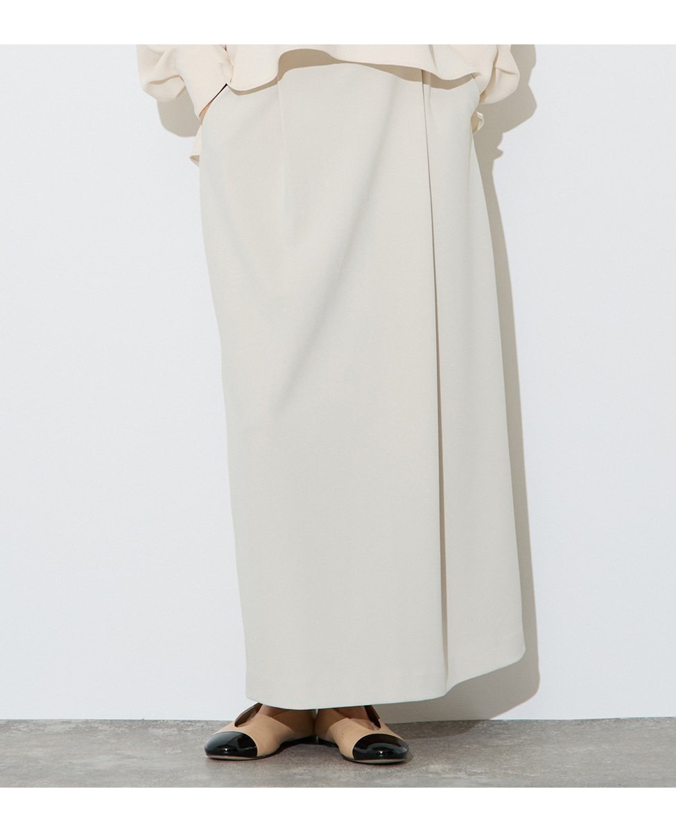 【リエス/Liesse】の【定番】タックタイトスカート インテリア・キッズ・メンズ・レディースファッション・服の通販 founy(ファニー) 　ファッション　Fashion　レディースファッション　Fashion for Women　スカート　Skirts　アシンメトリー　Asymmetrical Style　スリット　Slit, Slit Detail　セットアップ　Set-Up, Coordinated Outfit　タイトスカート　Pencil Skirt, Tight Skirt　ダブル　Double, Double-Breasted　フラップ　Flap, Flap Pocket　ポケット　Pocket, Pocket Detail　ラップ　Wrap, Wrap Design　定番　Standard, Basic Item　アイボリー|ID: prp329100004812478 ipo3291000000034935738
