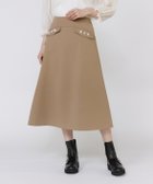 【マーリエ ル カセット/Maglie le cassetto】の《美人百花9月号掲載》《フランドル45周年限定コレクション》ビジューフレアスカート《M Maglie le cassetto》 モカチャ|ID: prp329100004812479 ipo3291000000034935757