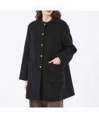 【マッキントッシュ フィロソフィー/MACKINTOSH PHILOSOPHY】の【WEB 一部店舗限定】ウールパイルノーカラーコート 人気、トレンドファッション・服の通販 founy(ファニー) ファッション Fashion レディースファッション Fashion for Women アウター Coat / Outerwear Collection コート・ロングコート・ピーコート Long Coats, Peacoats & More おすすめ Recommended / Our Picks フィット Fit, Slim Fit ループ Loop, Loop Knit 冬 Winter / This Winter 夏 Summer 春 Spring 秋 Autumn thumbnail ブラック|ID: prp329100004812497 ipo3291000000034935907