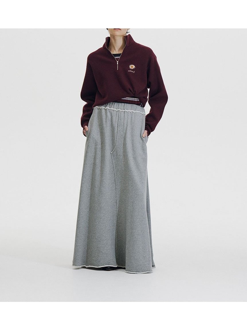 【エミ/emmi】のスウェットマキシスカート インテリア・キッズ・メンズ・レディースファッション・服の通販 founy(ファニー) 　ファッション　Fashion　レディースファッション　Fashion for Women　スカート　Skirts　スウェット / スエット　Sweatshirt, Sweatwear　スマート　Smart, Elegant　ポケット　Pocket, Pocket Detail　GRY[006]|ID: prp329100004812501 ipo3291000000034935946