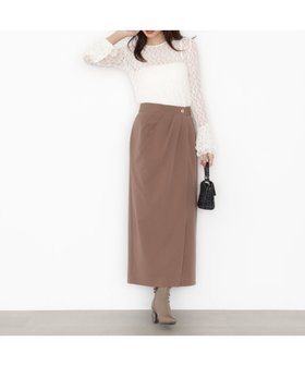 【プロポーション ボディドレッシング/PROPORTION BODY DRESSING】のタックタイトスカート 25AW 人気、トレンドファッション・服の通販 founy(ファニー) ファッション Fashion レディースファッション Fashion for Women スカート Skirts 2025年 2025 2025-2026秋冬・A/W Autumn/Winter 2025–26 AW25–26 アシンメトリー Asymmetrical Style スリット Slit, Slit Detail タイトスカート Pencil Skirt, Tight Skirt フロント Front, Front Design エレガント 上品 Elegant |ID:prp329100004812506