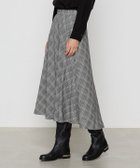 【コムサ/COMME CA】の【セットアップ対応】チェック転写プリント フレアスカート 14:ブラウン系|ID: prp329100004812516 ipo3291000000034936081