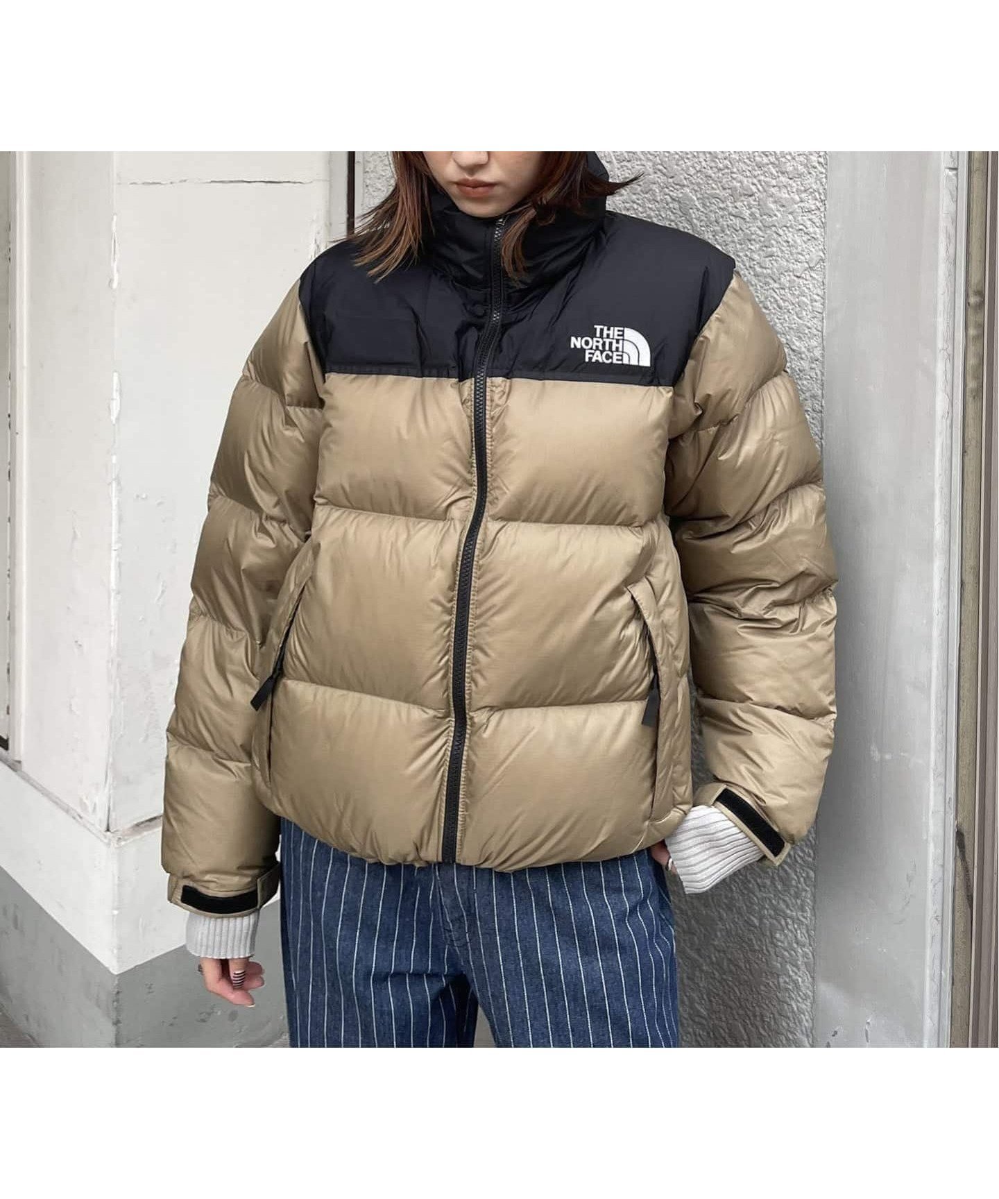 【オリエンス ジャーナルスタンダード/Oriens JOURNAL STANDARD】の【THE NORTH FACE / ザ ノースフェイス】 SHORT NUPTSE JKT NDW92555 インテリア・キッズ・メンズ・レディースファッション・服の通販 founy(ファニー) 　ファッション　Fashion　レディースファッション　Fashion for Women　アウトドア　Outdoor Clothing　スマート　Smart, Elegant　ダウン　Down, Puffer　バランス　Balance, Style Balance　フェイス　Face, Facial Design　カーキ|ID: prp329100004812518 ipo3291000000034936106