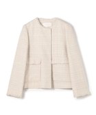 【トゥモローランド/TOMORROWLAND】のラメミックスツイード セミダブルクルージャケット 人気、トレンドファッション・服の通販 founy(ファニー) ファッション Fashion レディースファッション Fashion for Women アウター Coat / Outerwear Collection レディースジャケット・軽アウター Jackets コンパクト Compact, Small Size ジャケット Jacket, Outerwear セットアップ Set-Up, Coordinated Outfit ツイード Twill, Twill Weave フォルム Silhouette, Form フロント Front, Front Design ポケット Pocket, Pocket Detail おすすめ Recommended / Our Picks セレモニー Ceremony 入学式 Entrance Ceremony thumbnail 41 ライトベージュ|ID: prp329100004812521 ipo3291000000034936127