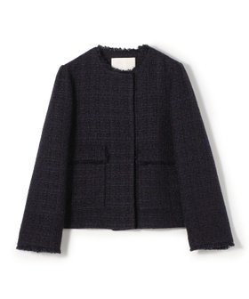 【トゥモローランド/TOMORROWLAND】のラメミックスツイード セミダブルクルージャケット 人気、トレンドファッション・服の通販 founy(ファニー) ファッション Fashion レディースファッション Fashion for Women アウター Coat / Outerwear Collection レディースジャケット・軽アウター Jackets コンパクト Compact, Small Size ジャケット Jacket, Outerwear セットアップ Set-Up, Coordinated Outfit ツイード Twill, Twill Weave フォルム Silhouette, Form フロント Front, Front Design ポケット Pocket, Pocket Detail おすすめ Recommended / Our Picks セレモニー Ceremony 入学式 Entrance Ceremony |ID:prp329100004812521