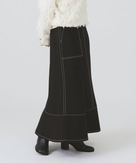 【ビームス ウイメン/BEAMS】のステッチ マーメイド スカート 人気、トレンドファッション・服の通販 founy(ファニー) ファッション Fashion レディースファッション Fashion for Women スカート Skirts シンプル Simple, Minimal パッチ Patch, Appliqué ポケット Pocket, Pocket Detail マーメイド Mermaid, Fishtail Silhouette |ID:prp329100004812538