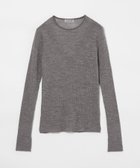 【ユナイテッドアローズ/UNITED ARROWS】のconte シアー リブ クルーネックニット 人気、トレンドファッション・服の通販 founy(ファニー) ファッション Fashion レディースファッション Fashion for Women トップス・カットソー Cut & Sew Tops ニット Knit Tops & Sweaters シアー Sheer, See-Through スリット Slit, Slit Detail 定番 Standard, Basic Item thumbnail MD.GRAY|ID: prp329100004812541 ipo3291000000034936308