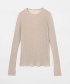 【ユナイテッドアローズ/UNITED ARROWS】のconte シアー リブ クルーネックニット 人気、トレンドファッション・服の通販 founy(ファニー) ファッション Fashion レディースファッション Fashion for Women トップス・カットソー Cut & Sew Tops ニット Knit Tops & Sweaters シアー Sheer, See-Through スリット Slit, Slit Detail 定番 Standard, Basic Item thumbnail BEIGE|ID: prp329100004812541 ipo3291000000034936309