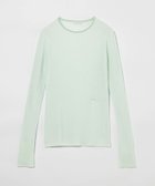 【ユナイテッドアローズ/UNITED ARROWS】のconte シアー リブ クルーネックニット 人気、トレンドファッション・服の通販 founy(ファニー) ファッション Fashion レディースファッション Fashion for Women トップス・カットソー Cut & Sew Tops ニット Knit Tops & Sweaters シアー Sheer, See-Through スリット Slit, Slit Detail 定番 Standard, Basic Item thumbnail LIME|ID: prp329100004812541 ipo3291000000034936310