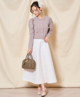 【ウィルセレクション/WILLSELECTION】のキルティングボリュームフレアスカート 人気、トレンドファッション・服の通販 founy(ファニー) ファッション Fashion レディースファッション Fashion for Women スカート Skirts Aライン・フレアスカート A-Line & Flared Skirts キルティング Quilted, Quilting フレア Flare, Flared レース Lace, Lace Fabric ロング Long, Long-Length |ID:prp329100004812561