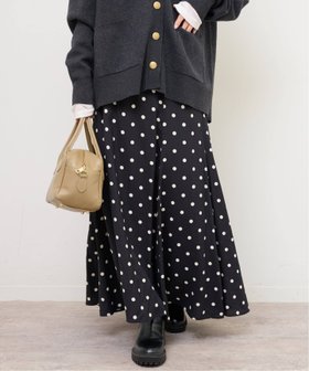 【ジャーナルスタンダード レリューム/JOURNAL STANDARD relume】の《WEB限定》ドットプリントマーメイドスカート 人気、トレンドファッション・服の通販 founy(ファニー) ファッション Fashion レディースファッション Fashion for Women スカート Skirts 2025年 2025 2025-2026秋冬・A/W Autumn/Winter 2025–26 AW25–26 シンプル Simple, Minimal スウェット / スエット Sweatshirt, Sweatwear ドット Polka Dot, Dot Pattern プリント Print, Printed Pattern マーメイド Mermaid, Fishtail Silhouette エレガント 上品 Elegant |ID:prp329100004812569