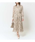 【アー ヴェー ヴェー/a.v.v】の【洗える】ランダムプリーツワンピース ベージュ|ID: prp329100004812583 ipo3291000000035121597