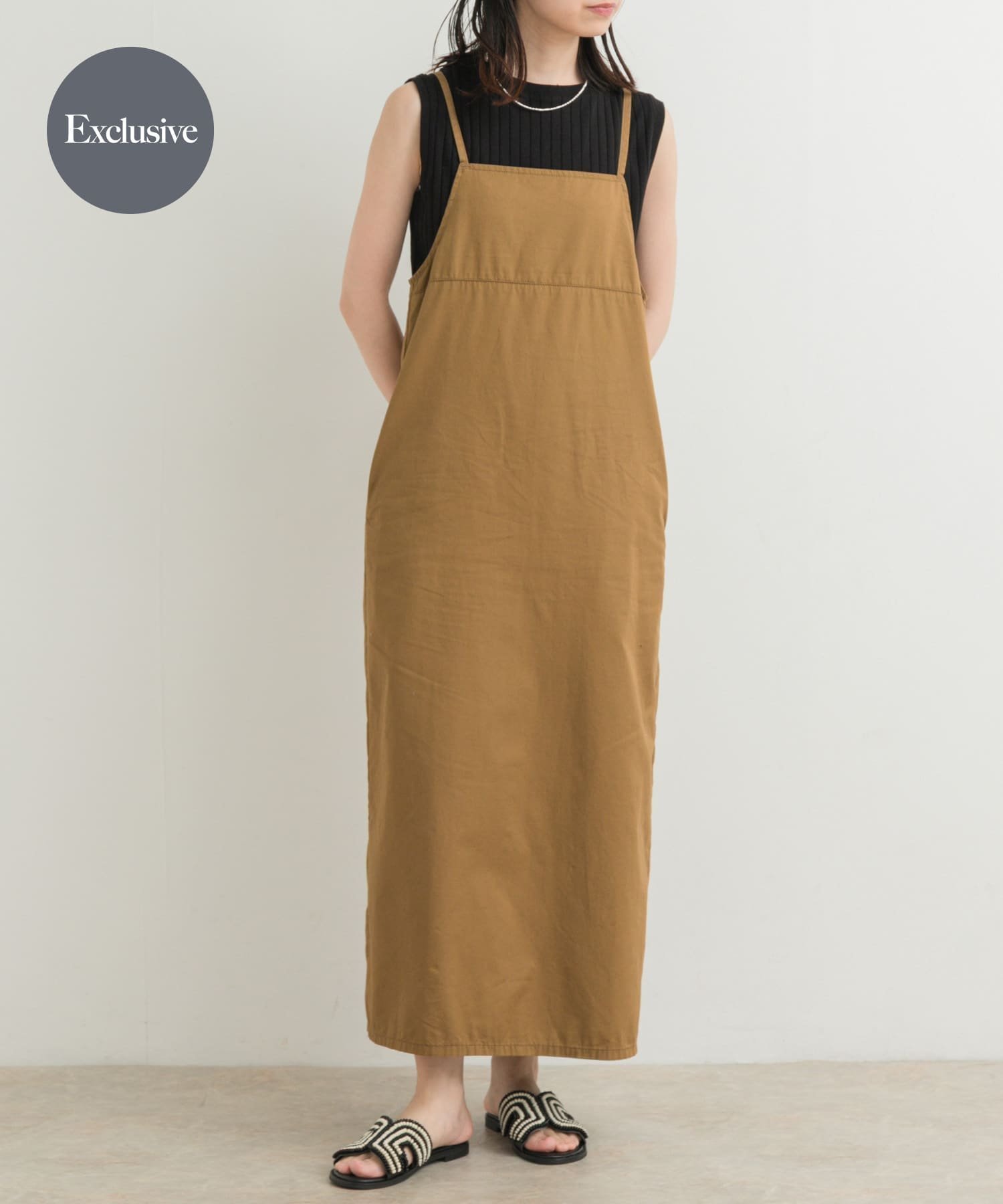 【アーバンリサーチ ドアーズ/URBAN RESEARCH DOORS】の『別注』Lee×DOORS キャミワンピース インテリア・キッズ・メンズ・レディースファッション・服の通販 founy(ファニー) 　ファッション　Fashion　レディースファッション　Fashion for Women　ワンピース　Dresses　キャミソールワンピース　Camisole Dresses　2025年　2025　2025-2026秋冬・A/W　Autumn/Winter 2025–26 AW25–26　冬　Winter / This Winter　キャミワンピース　Cami Dress, Slip Dress　トレンド　Trend, Trending Now　ノースリーブ　Sleeveless, No-Sleeve　フィット　Fit, Slim Fit　ポケット　Pocket, Pocket Detail　別注　Limited Edition, Custom Order　半袖　Short Sleeve, Half Sleeve　A/W・秋冬　Autumn/Winter　BROWN|ID: prp329100004812596 ipo3291000000034936838