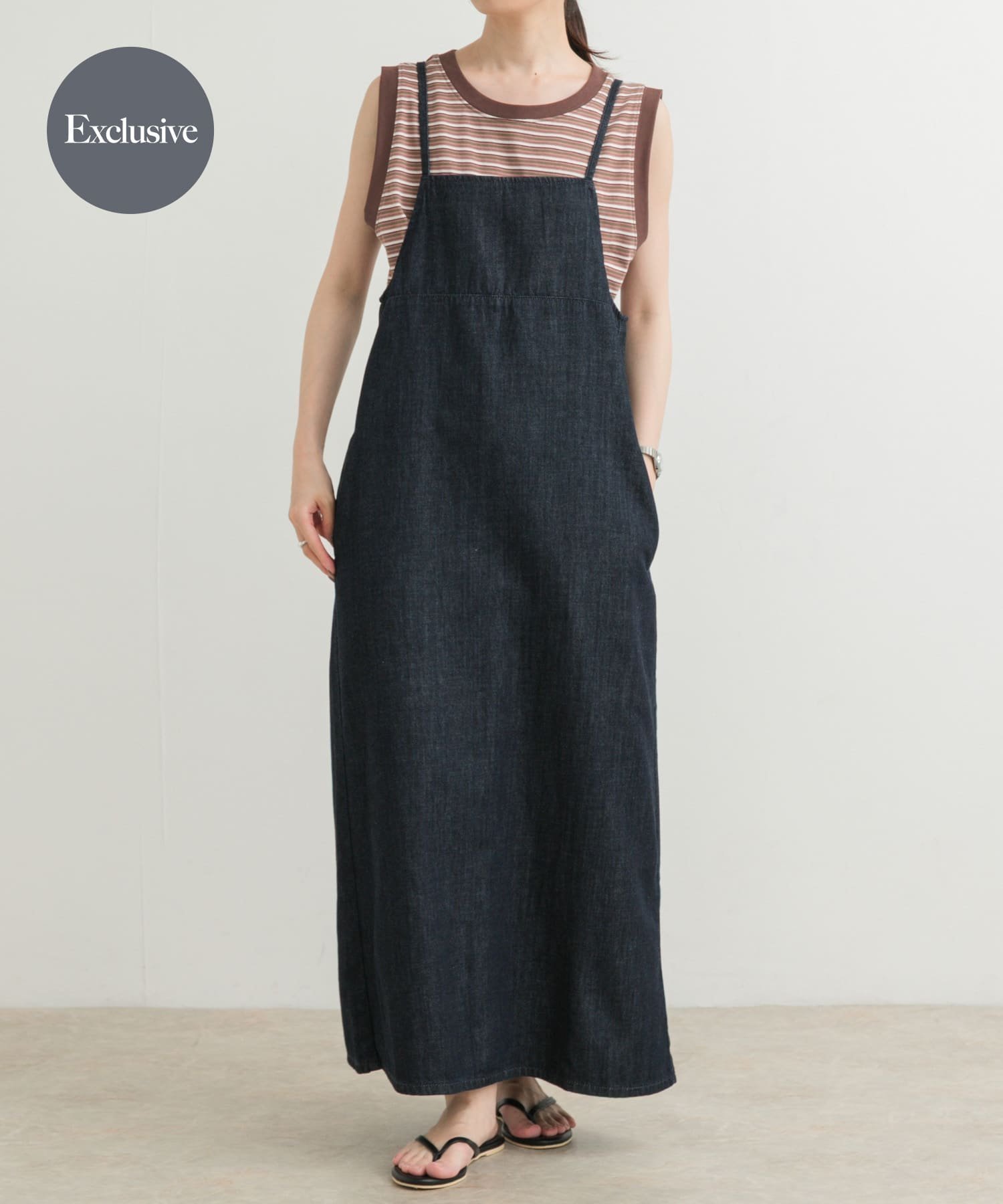 【アーバンリサーチ ドアーズ/URBAN RESEARCH DOORS】の『別注』Lee×DOORS キャミワンピース インテリア・キッズ・メンズ・レディースファッション・服の通販 founy(ファニー) 　ファッション　Fashion　レディースファッション　Fashion for Women　ワンピース　Dresses　キャミソールワンピース　Camisole Dresses　2025年　2025　2025-2026秋冬・A/W　Autumn/Winter 2025–26 AW25–26　冬　Winter / This Winter　キャミワンピース　Cami Dress, Slip Dress　トレンド　Trend, Trending Now　ノースリーブ　Sleeveless, No-Sleeve　フィット　Fit, Slim Fit　ポケット　Pocket, Pocket Detail　別注　Limited Edition, Custom Order　半袖　Short Sleeve, Half Sleeve　A/W・秋冬　Autumn/Winter　ONEWASH|ID: prp329100004812596 ipo3291000000034936841