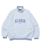 【エクストララージ/XLARGE】のXLARGE/STRIPED RIB HALF ZIP SWEATSHIRT 人気、トレンドファッション・服の通販 founy(ファニー) ファッション Fashion レディースファッション Fashion for Women トップス・カットソー Cut & Sew Tops シャツ・ブラウス・オフィスカジュアル Elegant Blouses & Button-Ups レディースパーカー・カジュアルフーディー Casual Hoodies & Sweatshirts ロングTシャツ・Tシャツ Longline T-Shirts & Tees スウェット・クルーネックトップス Sweatshirts & Crewnecks / Relaxed Fit Sweat Tops フロント Front, Front Design thumbnail ASH|ID: prp329100004812601 ipo3291000000034936919