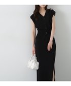 【プロポーション ボディドレッシング/PROPORTION BODY DRESSING】のスリットナローニットSET UP 人気、トレンドファッション・服の通販 founy(ファニー) ファッション Fashion レディースファッション Fashion for Women トップス・カットソー Cut & Sew Tops ニット Knit Tops & Sweaters おすすめ Recommended / Our Picks インナー Innerwear カーディガン Cardigan, Knitwear キャミソール Camisole, Spaghetti Strap Top スリット Slit, Slit Detail タイトスカート Pencil Skirt, Tight Skirt thumbnail ブラック|ID: prp329100004812610 ipo3291000000034937001