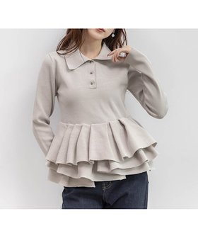 【ランダ/RANDA】のランダムペプラムスポンディッシュニット 人気、トレンドファッション・服の通販 founy(ファニー) ファッション Fashion レディースファッション Fashion for Women トップス・カットソー Cut & Sew Tops ニット Knit Tops & Sweaters ショート Short, Short Length シルバー Silver, Metallic Silver タイトスカート Pencil Skirt, Tight Skirt フェミニン Feminine, Girly フロント Front, Front Design ペプラム Peplum, Flared Hem マーメイド Mermaid, Fishtail Silhouette メタリック Metallic, Shiny Finish ランダム Random, Irregular ロング Long, Long-Length おすすめ Recommended / Our Picks エレガント 上品 Elegant |ID:prp329100004812611