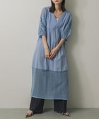 【センスオブプレイス/SENSE OF PLACE by URBAN RESEARCH】のインドシシュウメッシュワンピース 人気、トレンドファッション・服の通販 founy(ファニー) ファッション Fashion レディースファッション Fashion for Women ワンピース Dresses インド Indian Textile パッチ Patch, Appliqué thumbnail L.BLUE|ID: prp329100004812617 ipo3291000000034937076