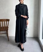 【シェトワ/Chez toi】のビスチェニット×ニットワンピース チャコールグレー|ID: prp329100004812618 ipo3291000000034937090