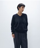 【プルミエ アロンディスモン/1er Arrondissement / MEN】のFOXカシミアVネックプルオーバー Black|ID: prp329100004812621 ipo3291000000034937115