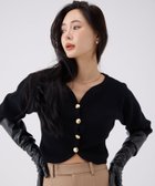 【エイミーイストワール/eimy istoire】のHeart neck ウールカシミヤカーディガン 人気、トレンドファッション・服の通販 founy(ファニー) ファッション Fashion レディースファッション Fashion for Women トップス・カットソー Cut & Sew Tops カーディガン・羽織り Layered Style Cardigans アクセサリー Fashion Accessories カッティング Cutting Detail カーディガン Cardigan, Knitwear クラシカル Classical, Vintage-Inspired コンパクト Compact, Small Size シンプル Simple, Minimal デコルテ Décolleté, Neckline デニム Denim, Jeans Material バランス Balance, Style Balance パール Pearl, Pearl Accent フェミニン Feminine, Girly フレア Flare, Flared フロント Front, Front Design 再入荷 Restock / Back in Stock エレガント 上品 Elegant thumbnail BLACK|ID: prp329100004812622 ipo3291000000034937118