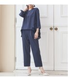 【ドレス/DRESS+】の結婚式 パンツドレス セットアップ パーティー プリーツ ネイビー|ID: prp329100004812623 ipo3291000000034937135
